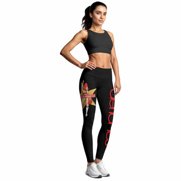 Deftones Back to School Tour Women's Leggings - lifestyle view