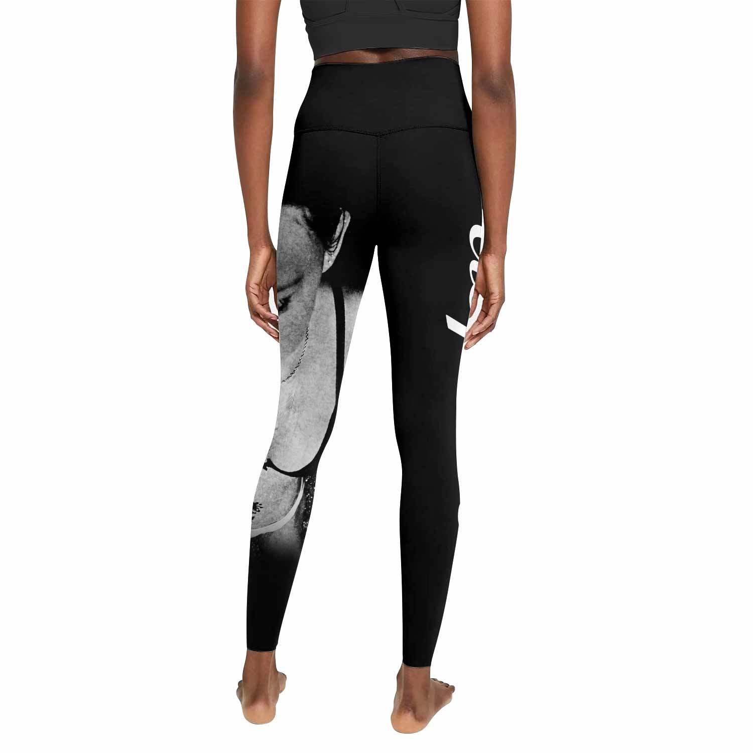 Deftones Around the Fur Women's Leggings - back view mockup