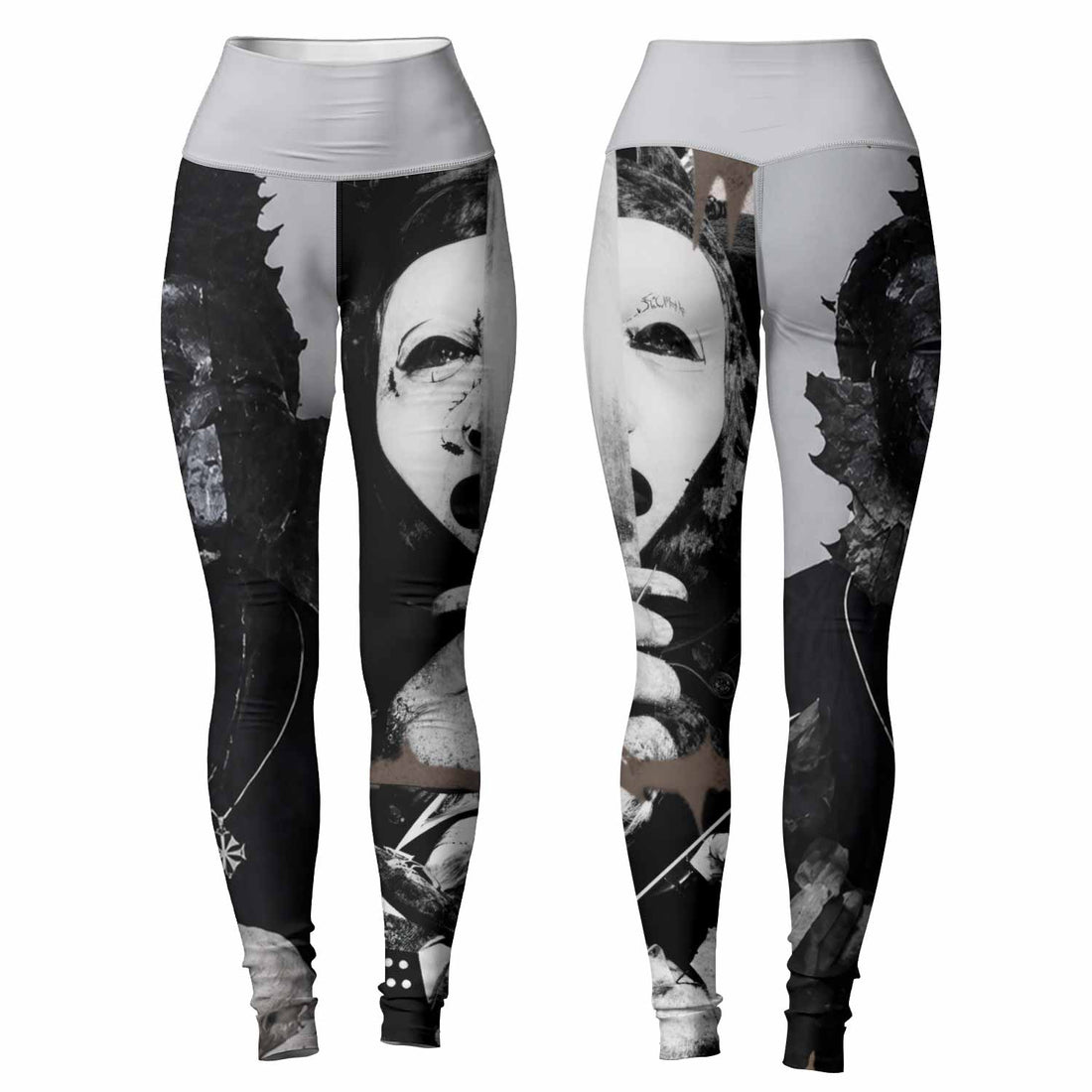 Death in June Ritual Raven Women's Leggings - lifestyle view