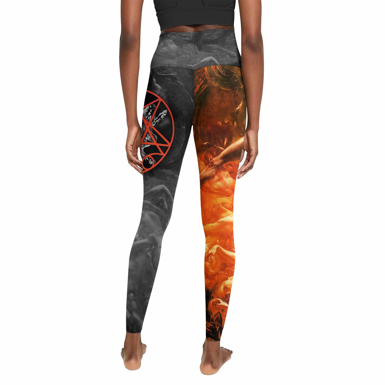 Morbid Angel Altars of Madness Women's Leggings - back view mockup