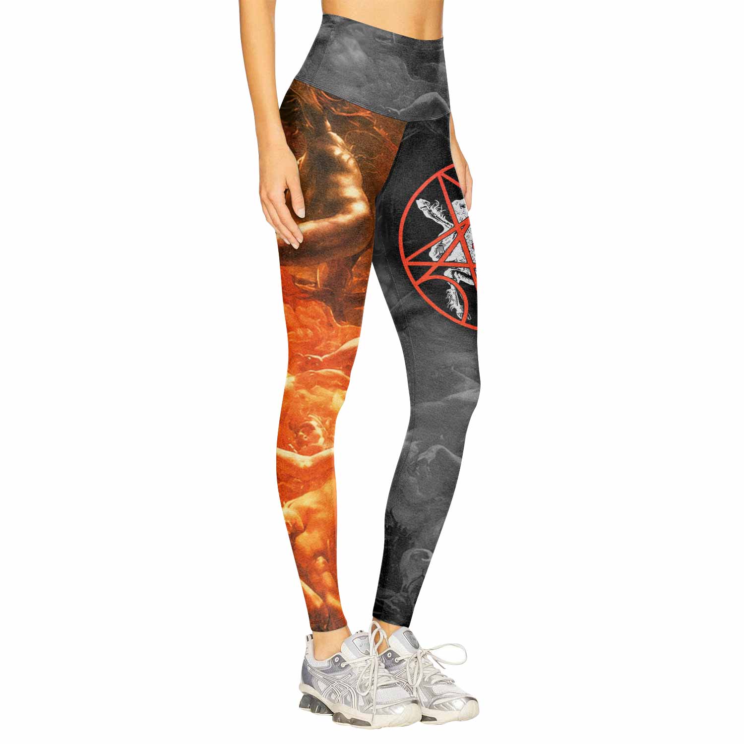 Morbid Angel Altars of Madness Women's Leggings - right side mockup