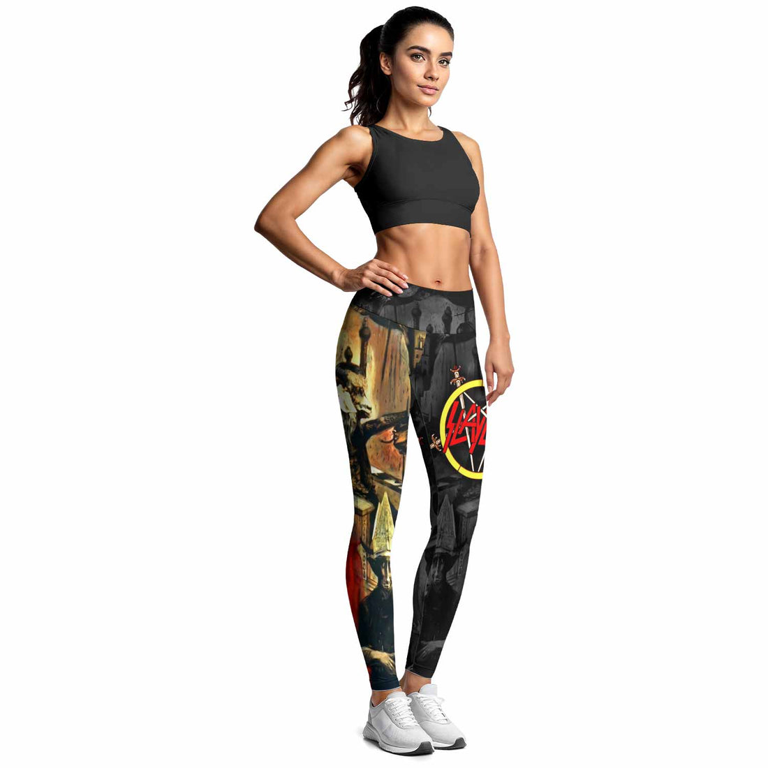 South of Heaven Slayer Women's Leggings - lifestyle view
