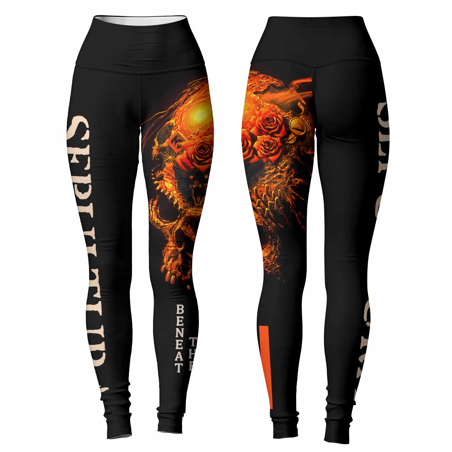 Beneath the Remains Sepultura Women's Leggings - front and back view