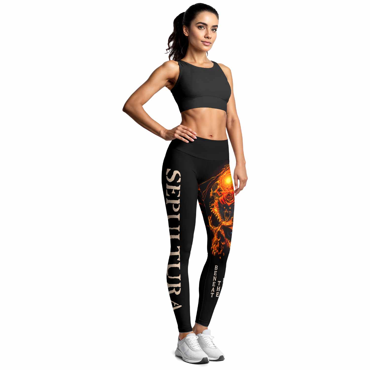 Beneath the Remains Sepultura Women's Leggings - lifestyle view
