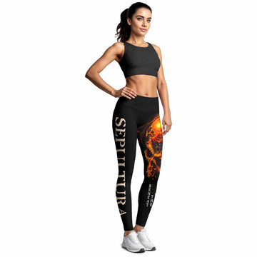 Beneath the Remains Sepultura Women's Leggings - lifestyle view