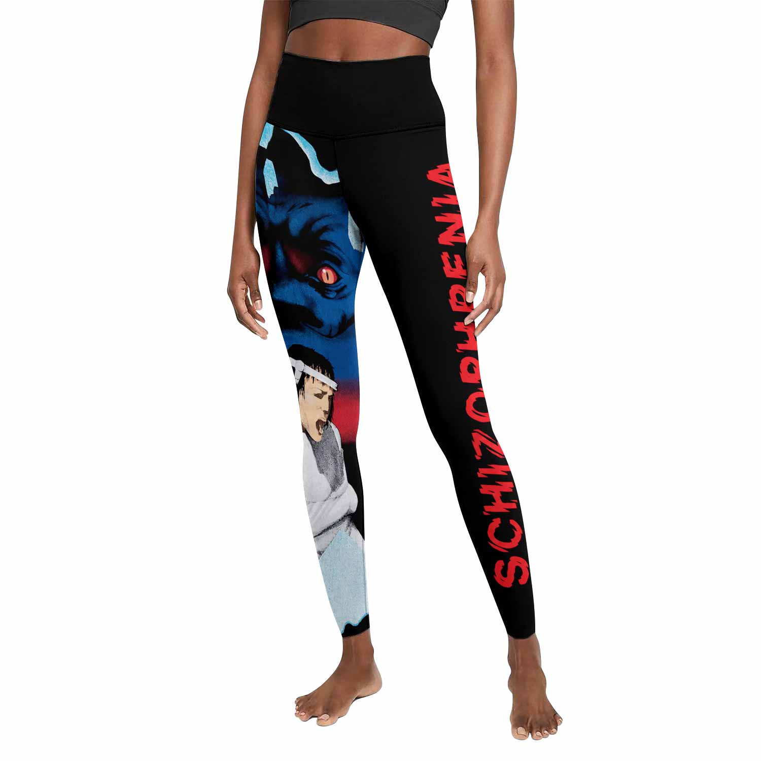 Sepultura Schizophrenia Women's Leggings - front view mockup