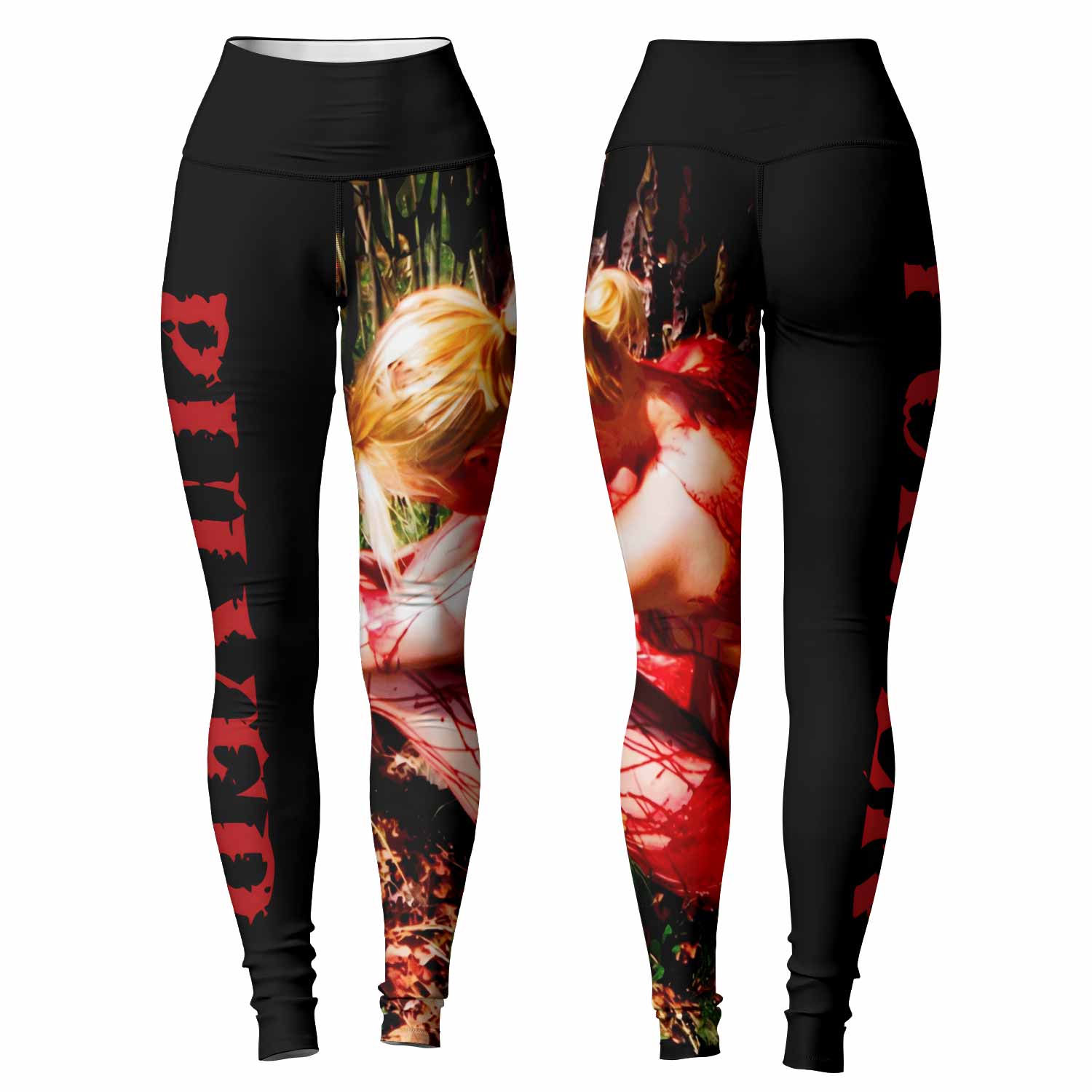 Lifelover Pulver Women's Leggings - front and back view
