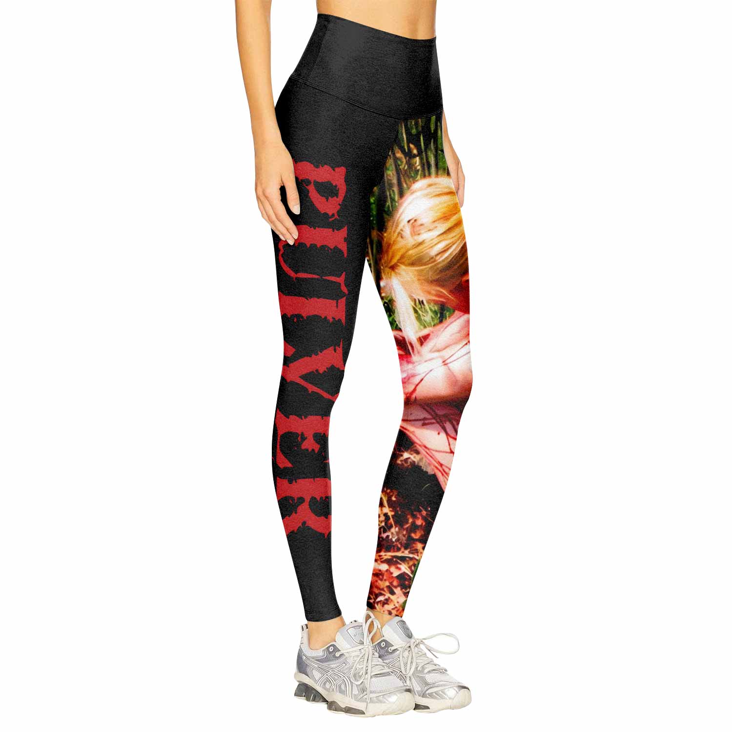 Lifelover Pulver Women's Leggings - right side mockup
