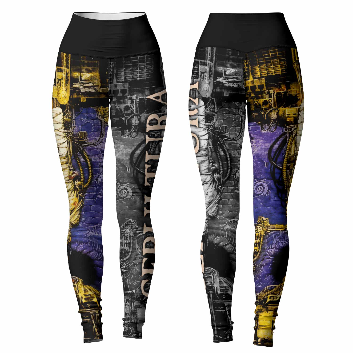 Chaos A.D. Sepultura Women's Leggings - front and back view