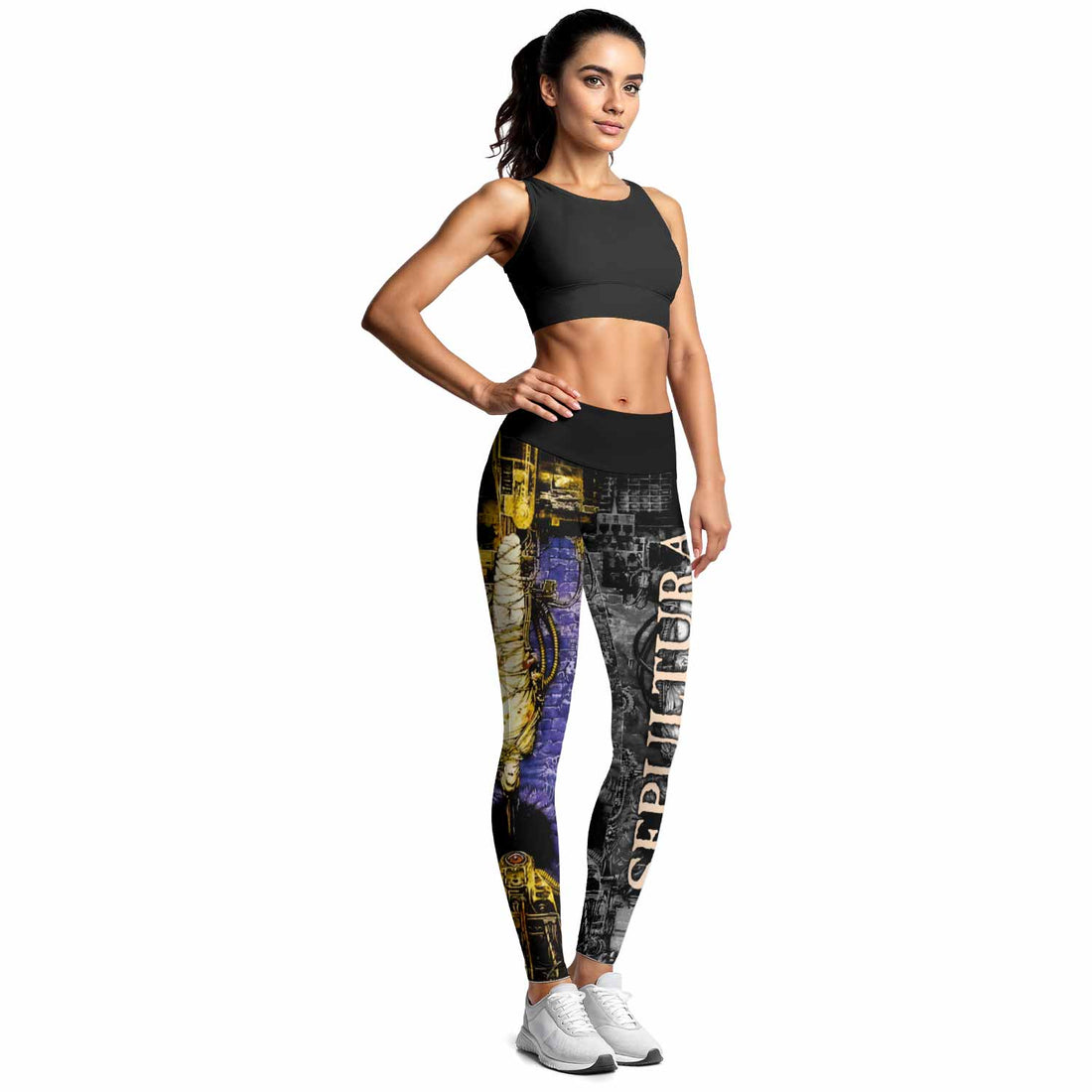 Chaos A.D. Sepultura Women's Leggings - lifestyle view