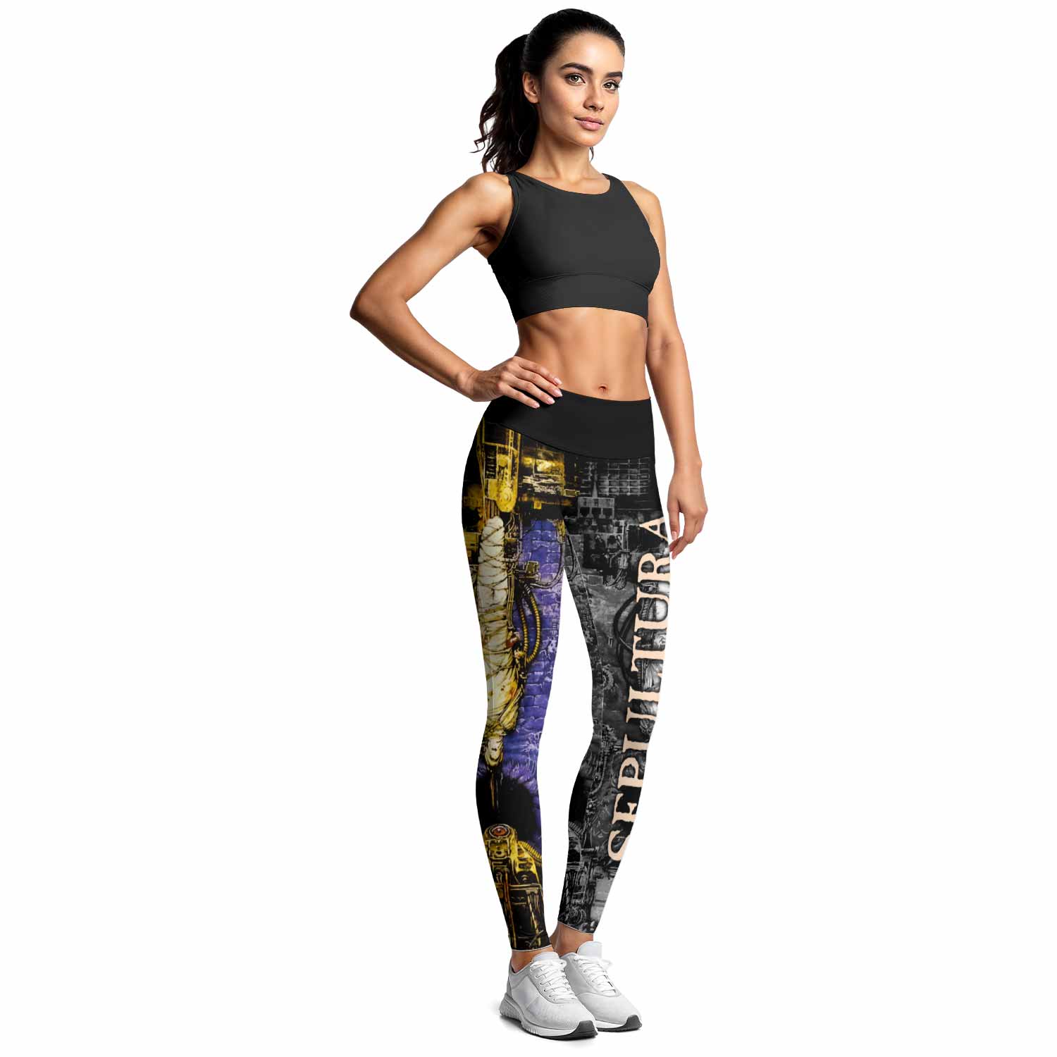 Chaos A.D. Sepultura Women's Leggings - lifestyle view
