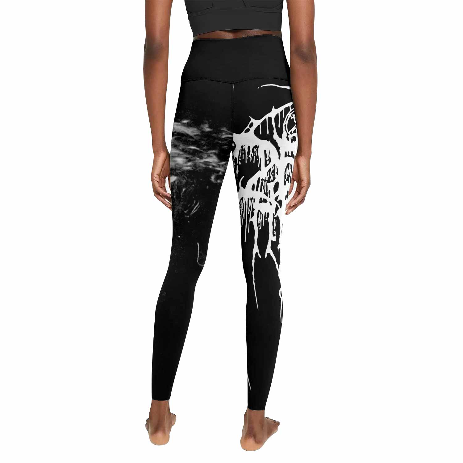 Darkthrone A Blaze in the Northern Sky Women's Leggings - back view mockup