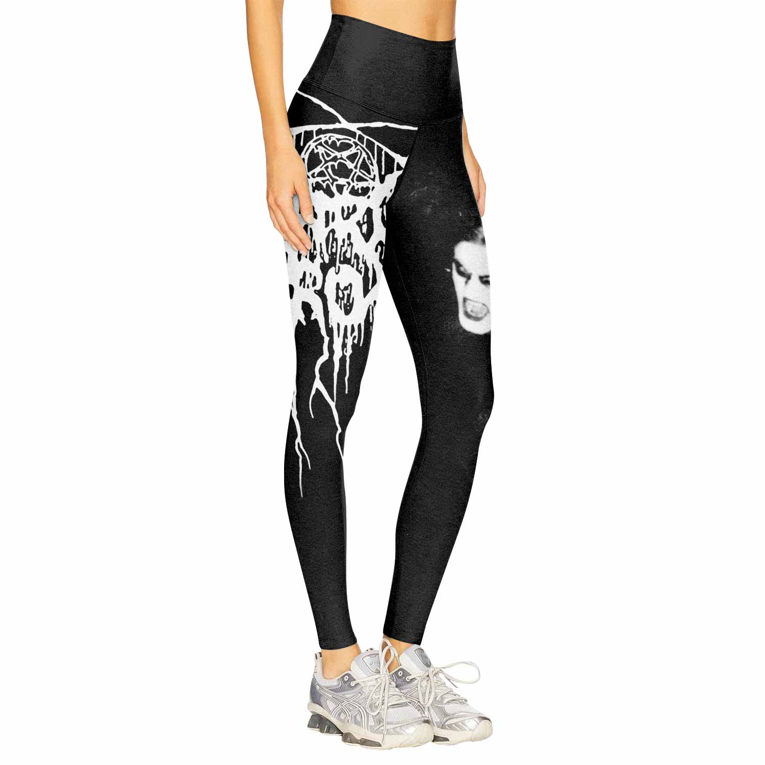 Darkthrone A Blaze in the Northern Sky Women's Leggings - right side mockup