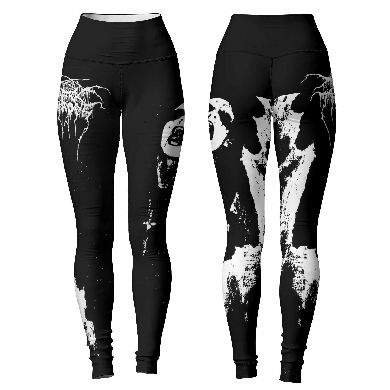 Darkthrone Transilvanian Hunger Women's Leggings - front and back view