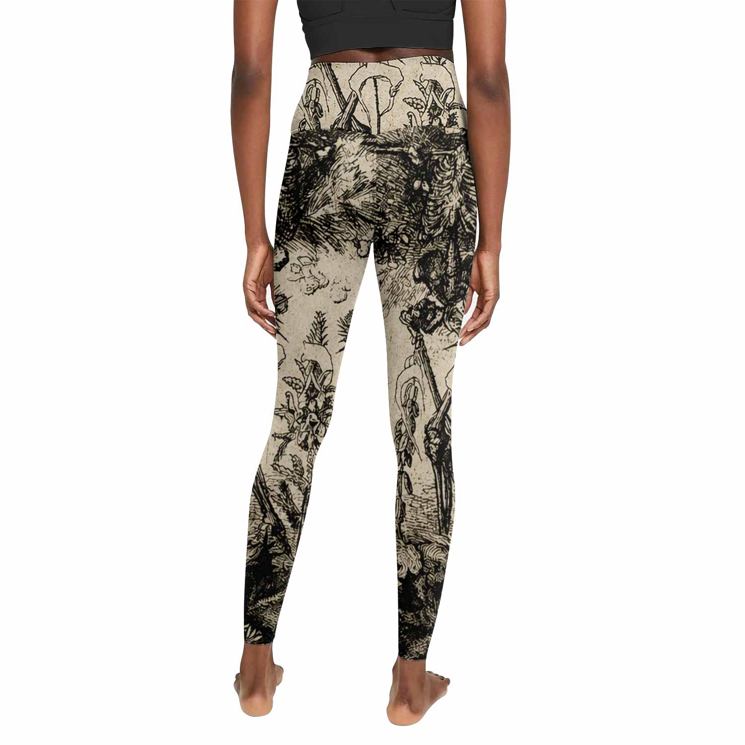 Xasthur To Violate the Oblivious Women's Leggings - back view mockup