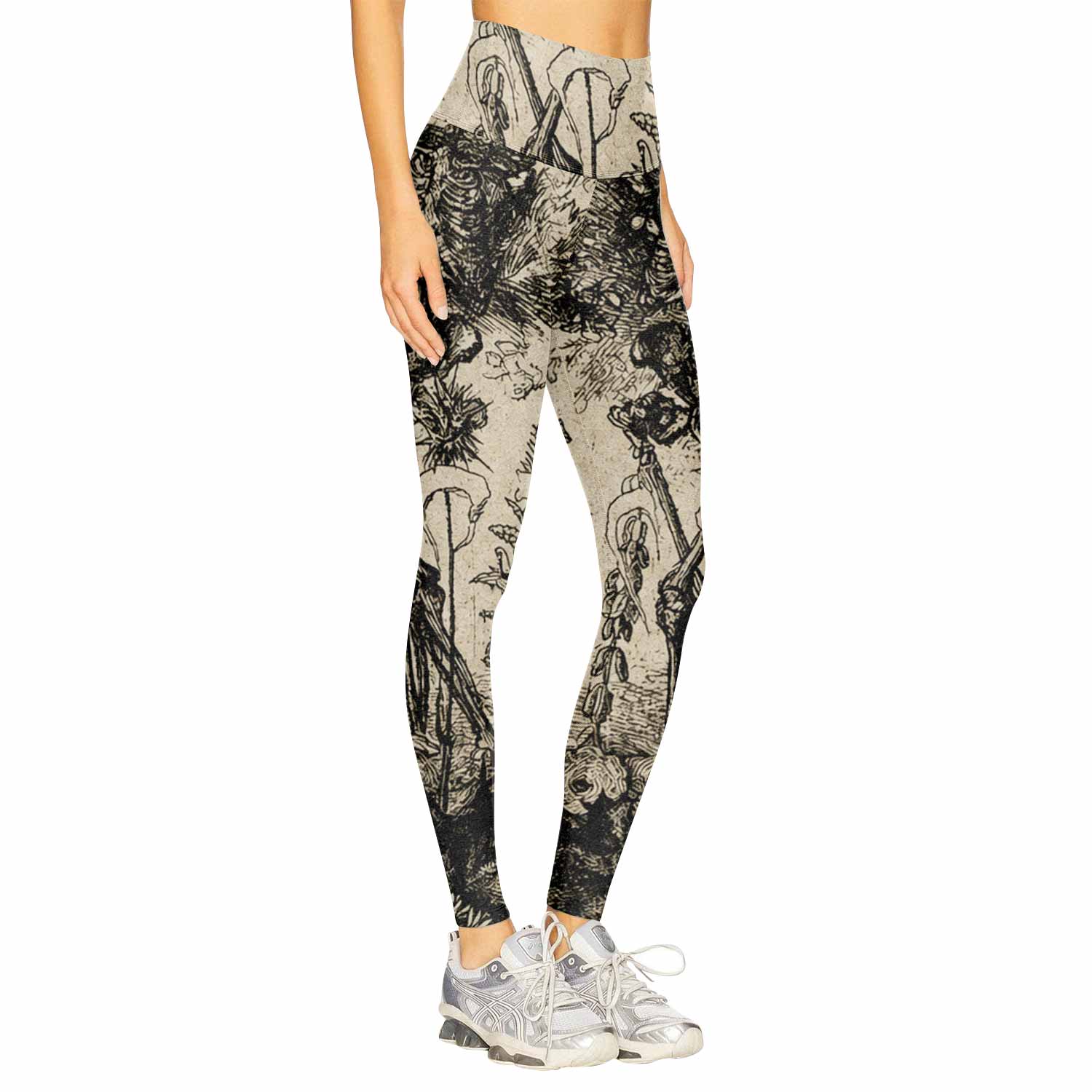 Xasthur To Violate the Oblivious Women's Leggings - right side mockup