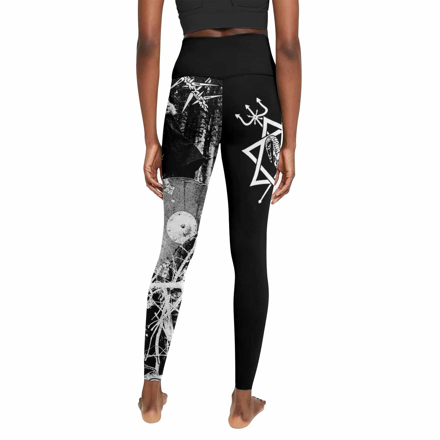 Graveland Thousand Swords Women's Leggings - back view mockup