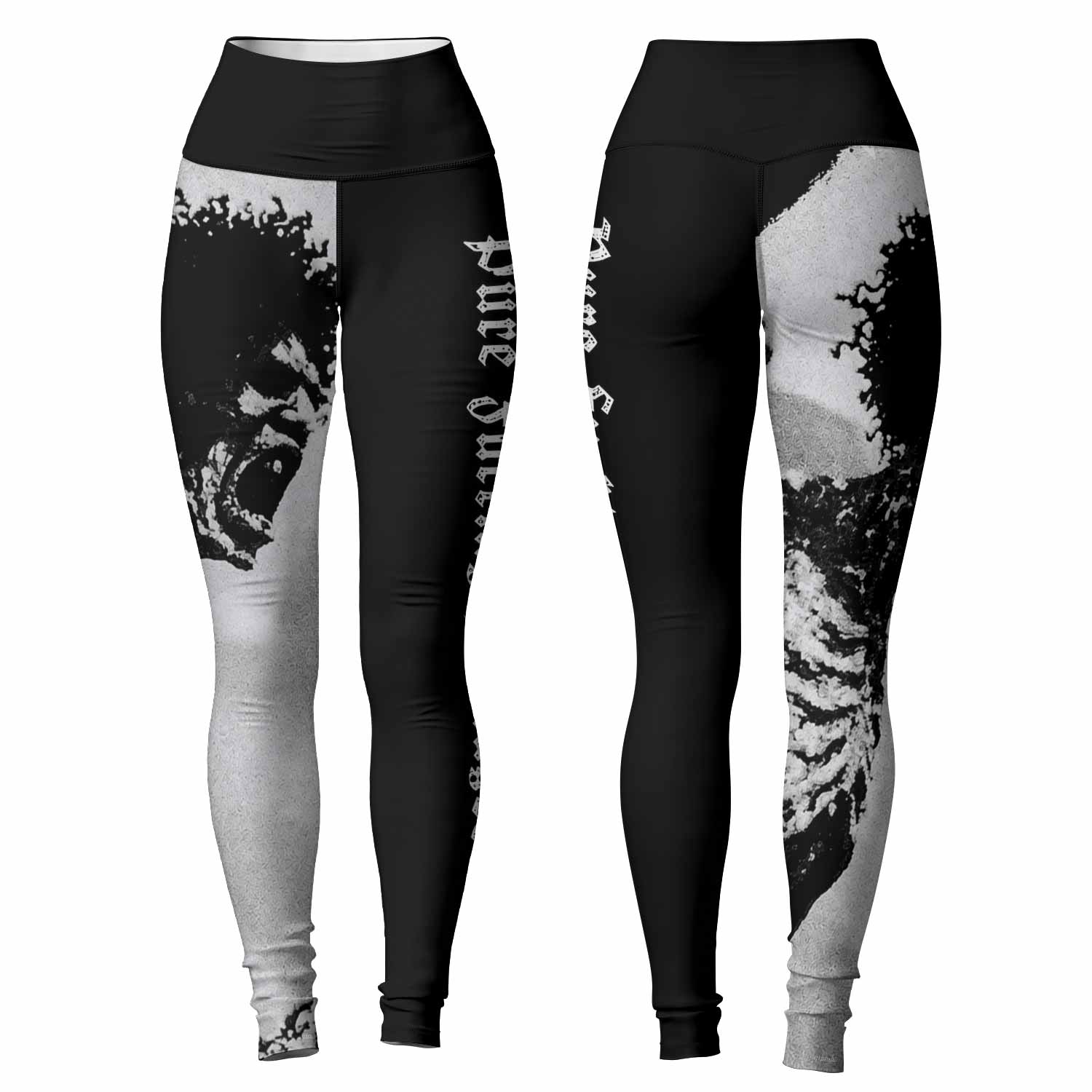 Mayhem Pure Fucking Armageddon Women's Leggings - front and back view
