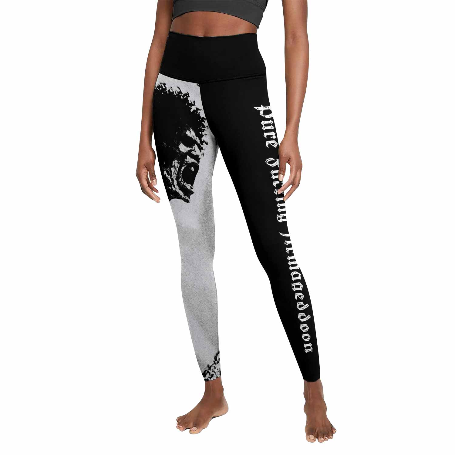 Mayhem Pure Fucking Armageddon Women's Leggings - front view mockup