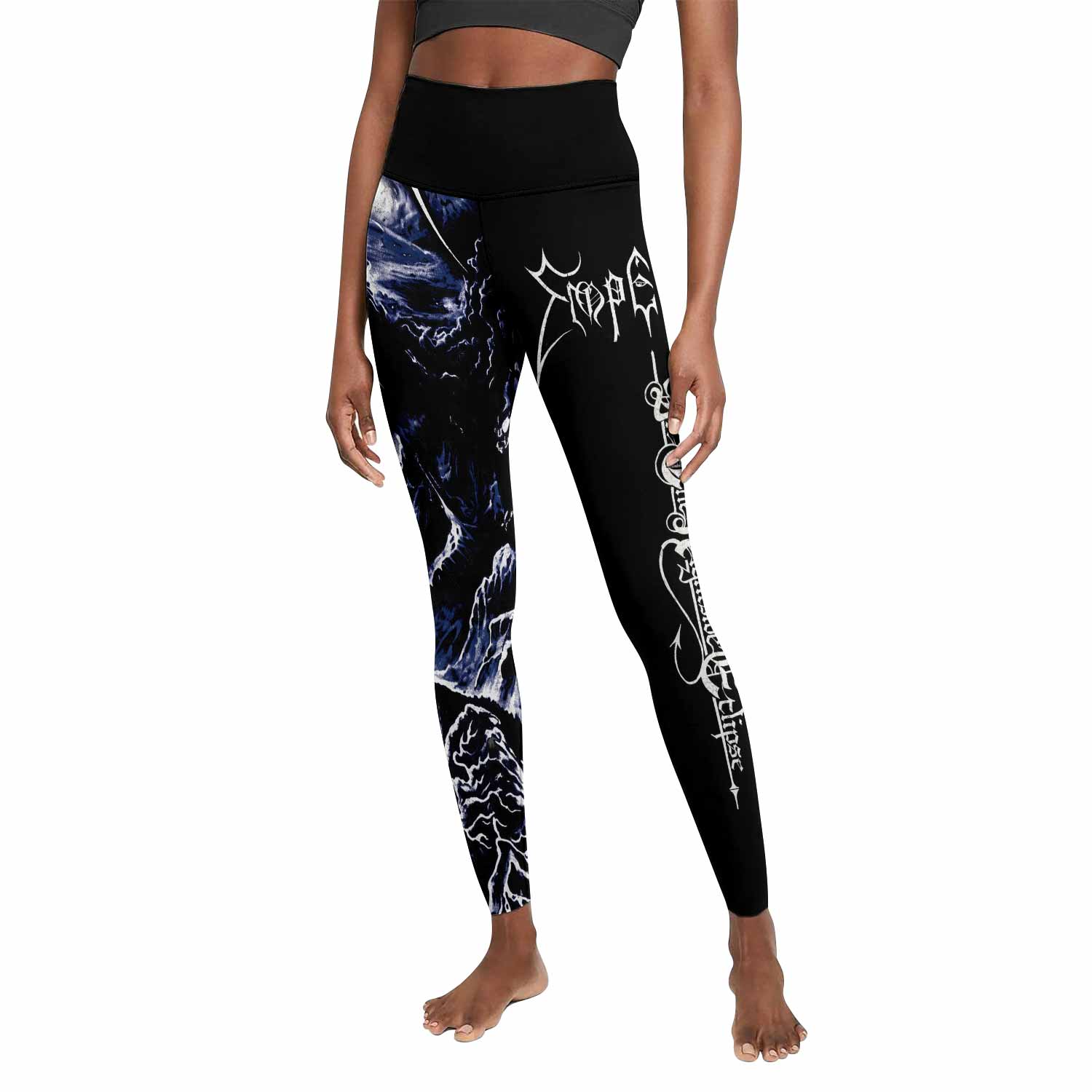 Emperor In the Nightside Eclipse Women's Leggings - front view mockup