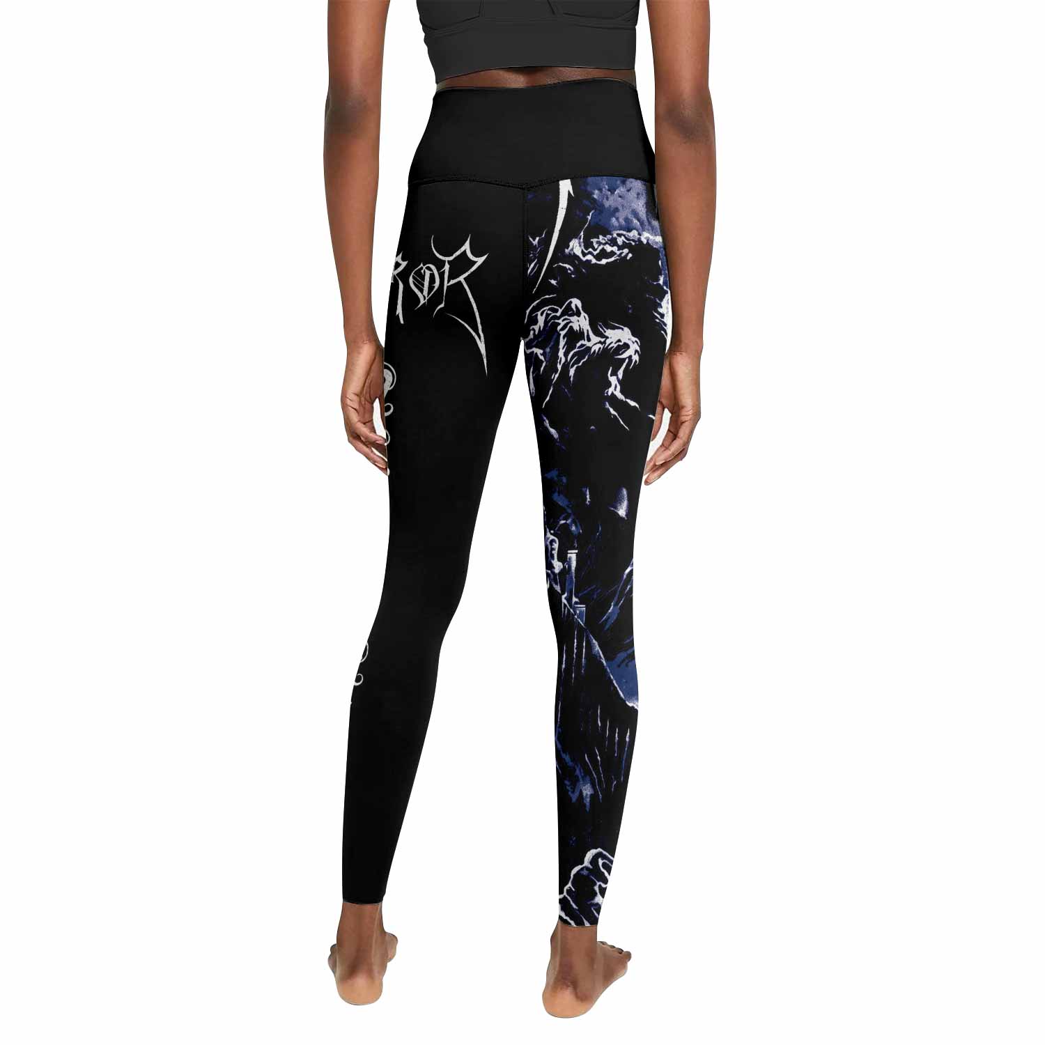 Emperor In the Nightside Eclipse Women's Leggings - back view mockup