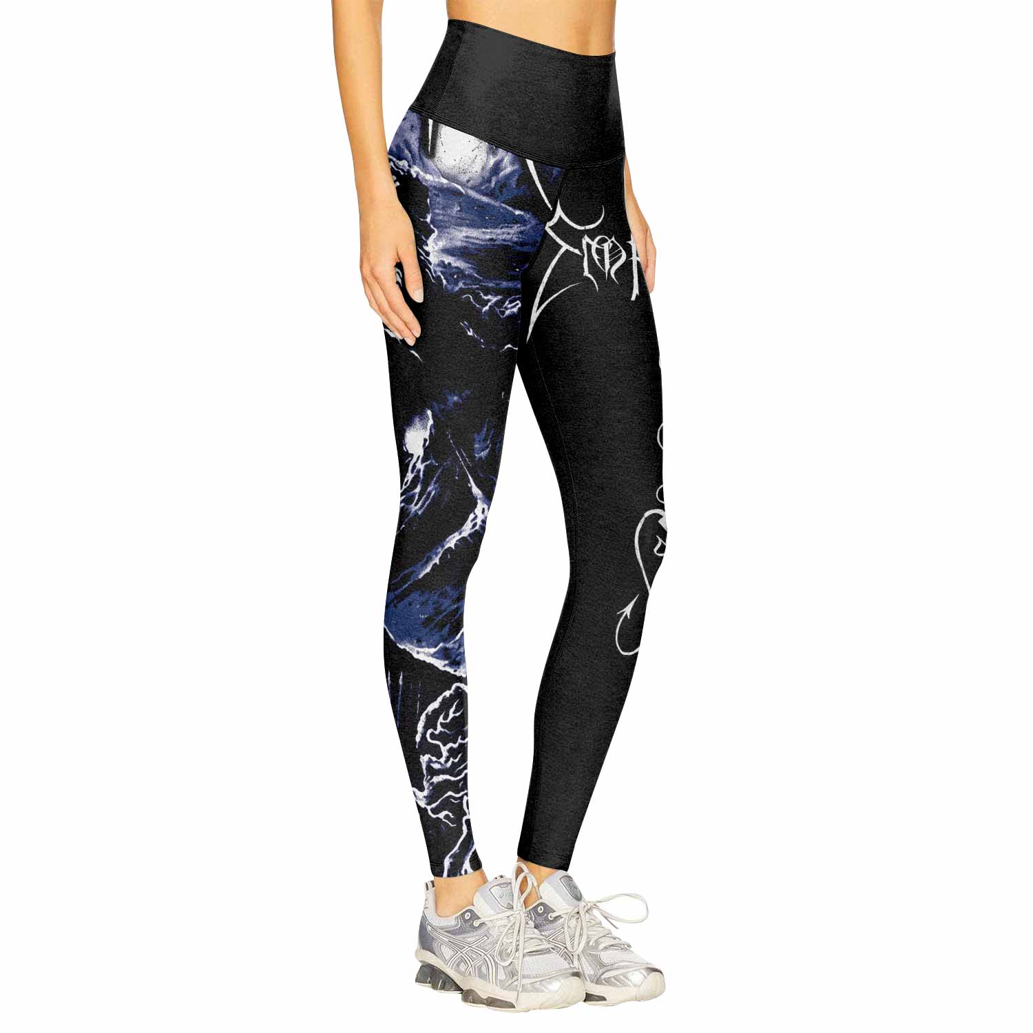 Emperor In the Nightside Eclipse Women's Leggings - right side mockup
