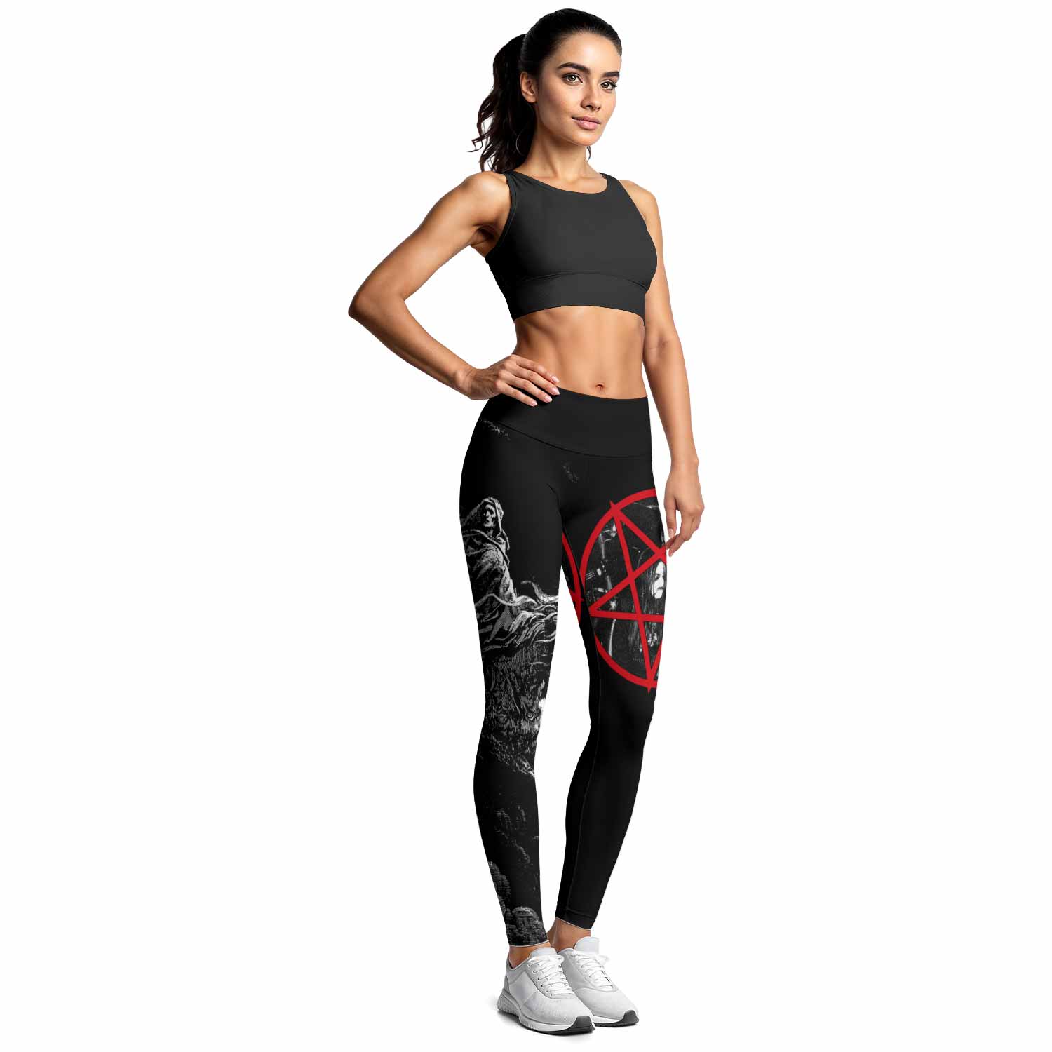 Emperor Wrath of the Tyrant Women's Leggings - lifestyle view