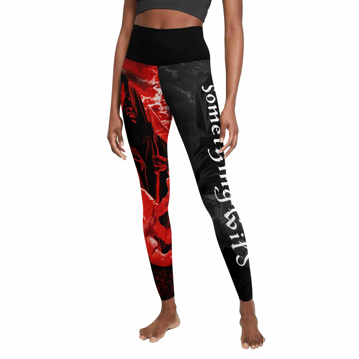 Children of Bodom Something Wild Women's Leggings - front view mockup