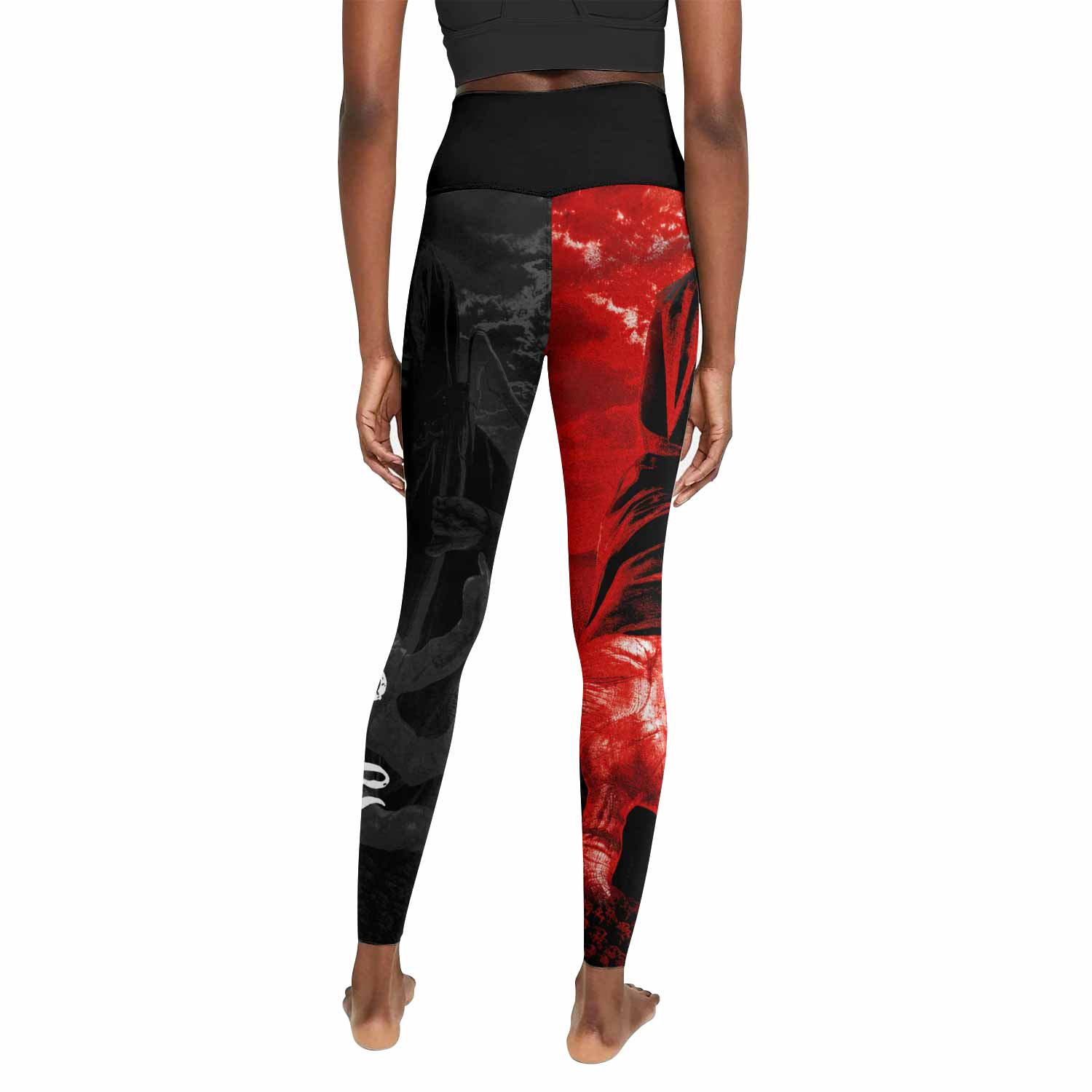 Children of Bodom Something Wild Women's Leggings - back view mockup