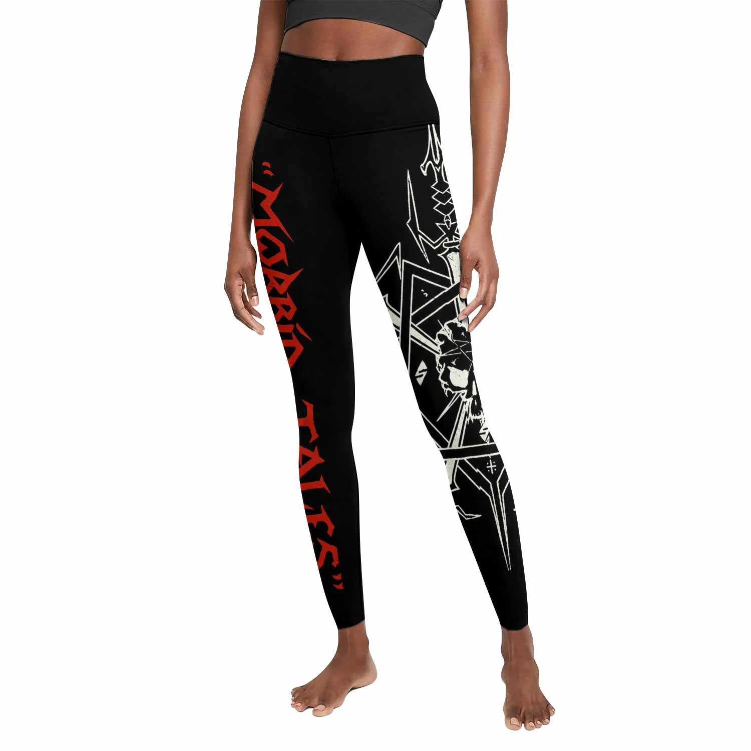 Celtic Frost Morbid Tales Sigil Women's Leggings - front view mockup