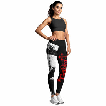 Mayhem Deathcrush No Fun No Core No Mosh No Trends Women's Leggings - lifestyle view