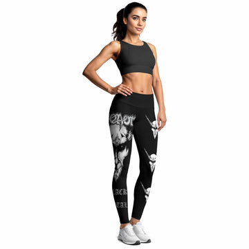 Venom Black Metal Goat Sigil Women's Leggings - lifestyle view