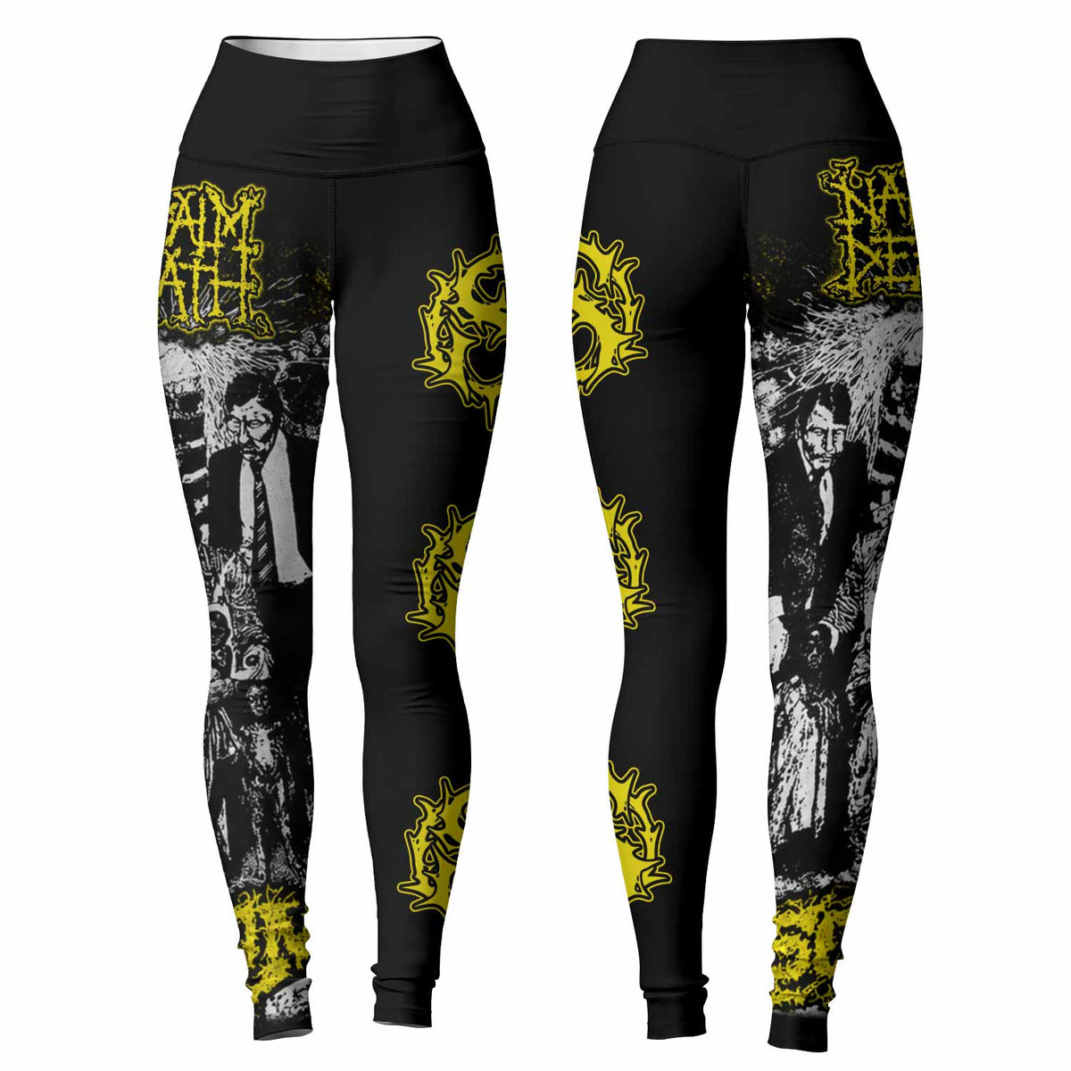 Napalm Death Scum Women's Leggings - front and back view