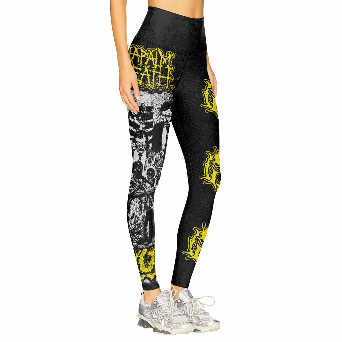 Napalm Death Scum Women's Leggings - right side mockup