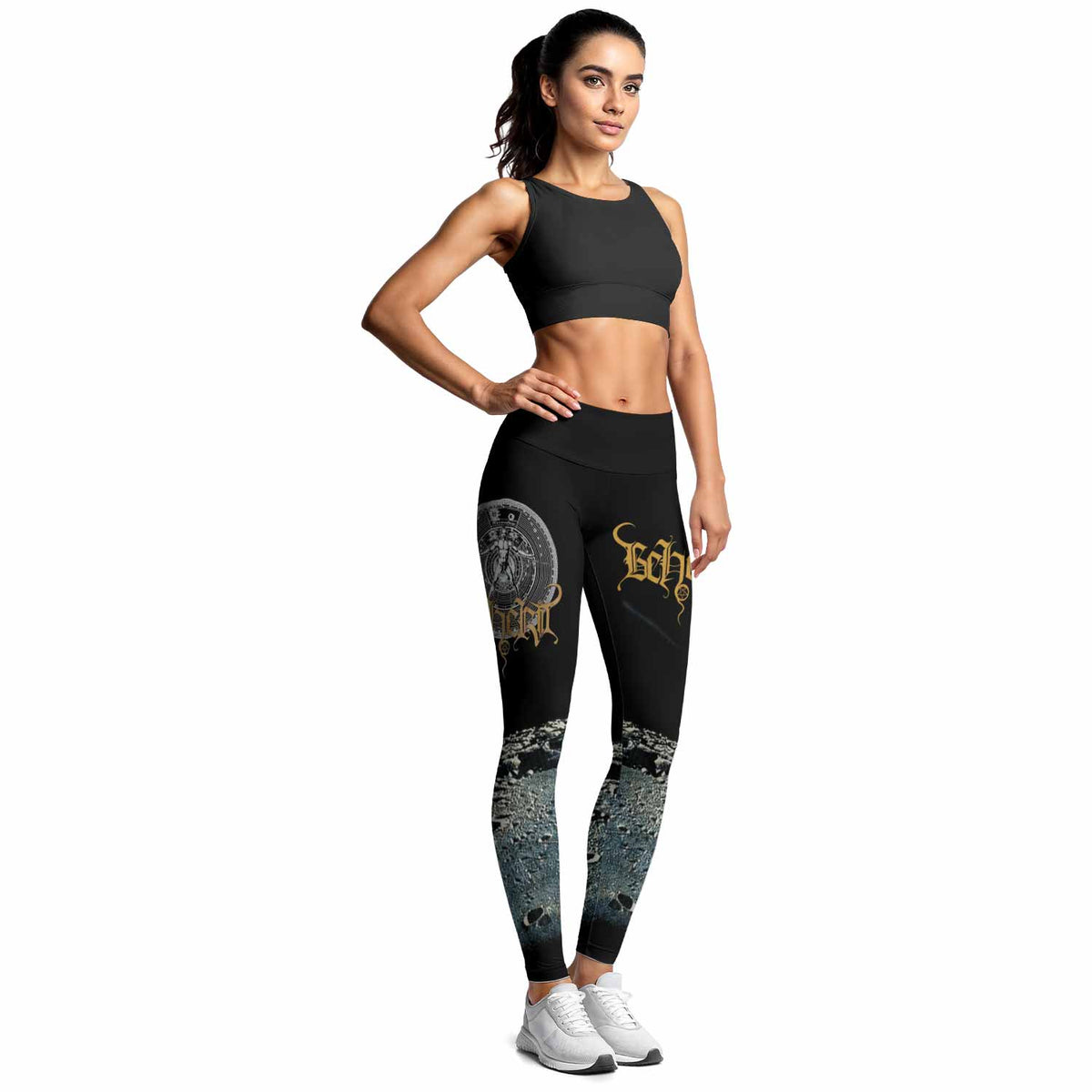 Beherit Drawing Down the Moon Women's Leggings - lifestyle view