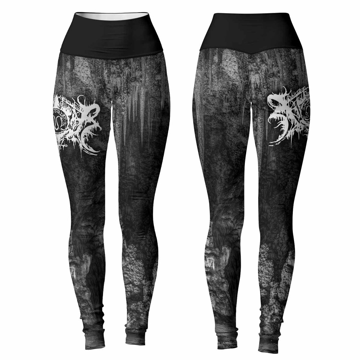 Xasthur Nocturnal Poisoning Women's Leggings - front and back view