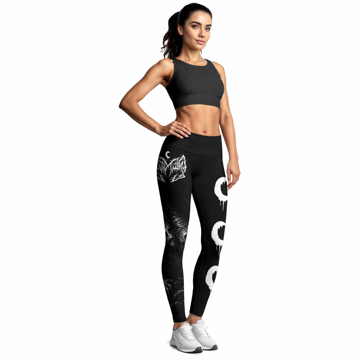 Leviathan Fucking Your Ghost In Chains of Ice Women's Leggings - lifestyle view
