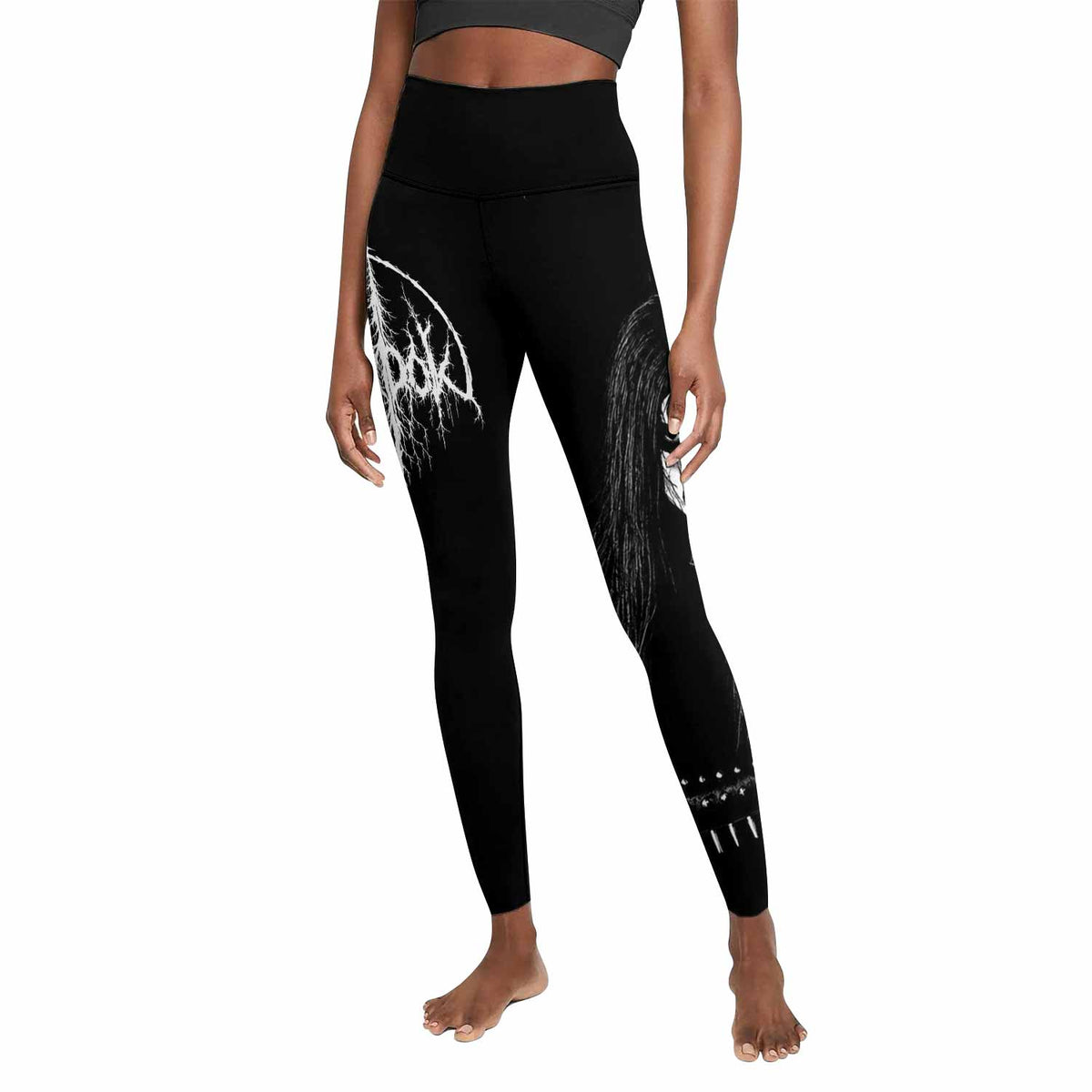 Morok Carpathian Fullmoon Ritual Women's Leggings - front view mockup