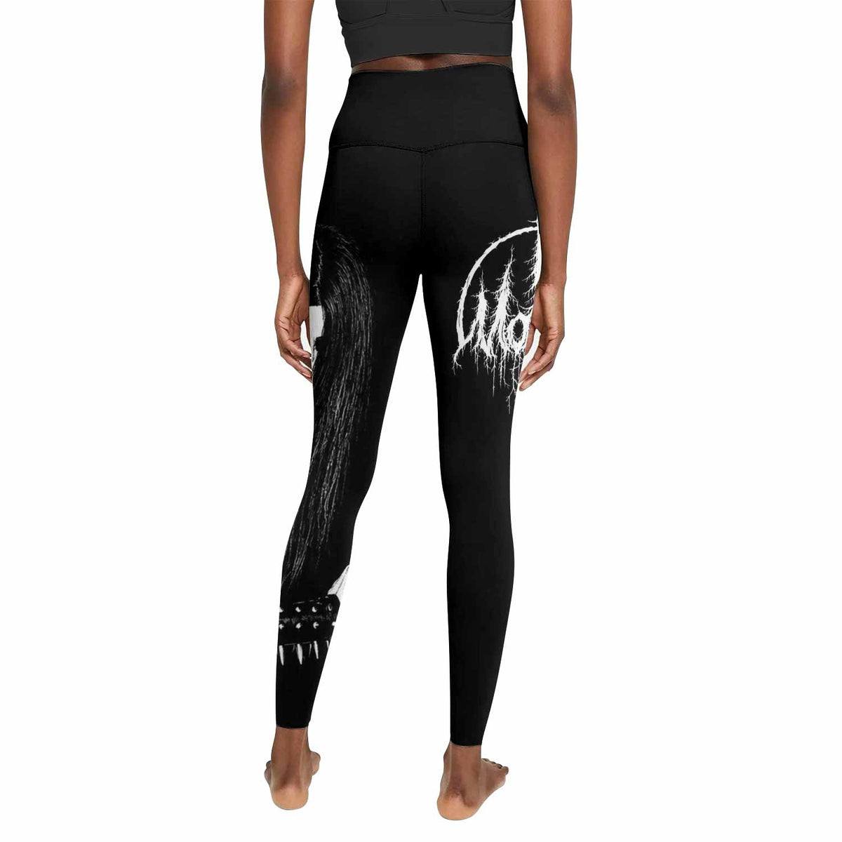 Morok Carpathian Fullmoon Ritual Women's Leggings - back view mockup