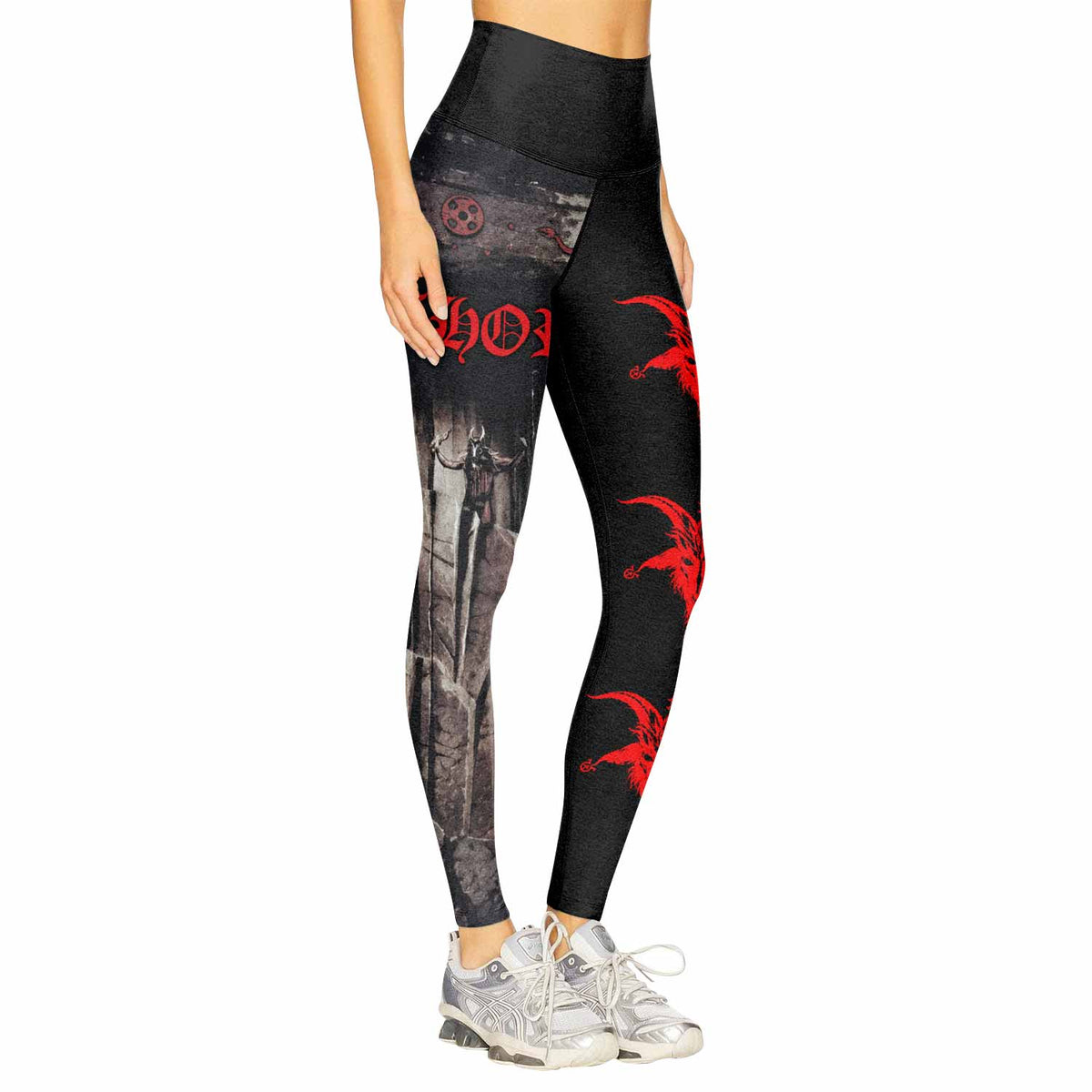 Bathory Under the Sign of the Black Mark Women's Leggings - right side mockup