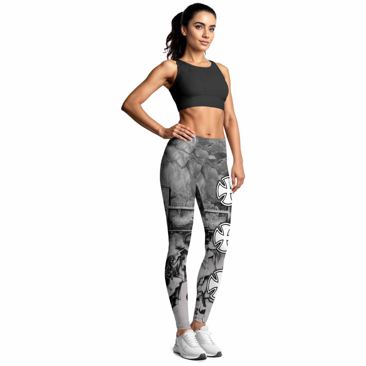Satyricon Dark Medieval Times Women's Leggings - lifestyle view