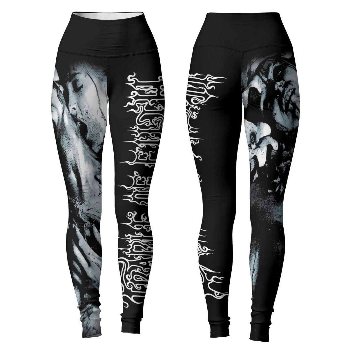 Cradle of Filth The Principle of Evil Made Flesh Women's Leggings - front and back view