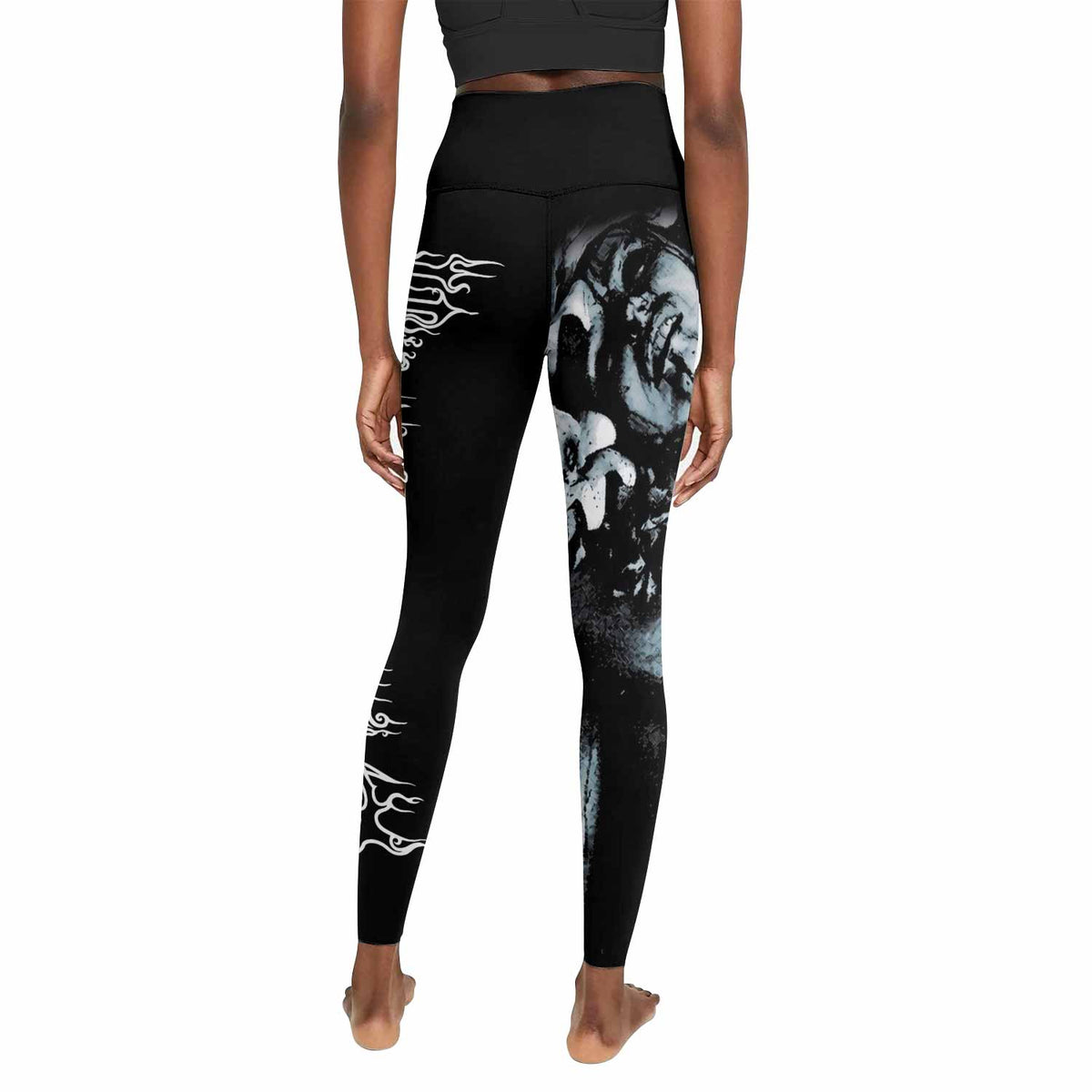 Cradle of Filth The Principle of Evil Made Flesh Women's Leggings - back view mockup
