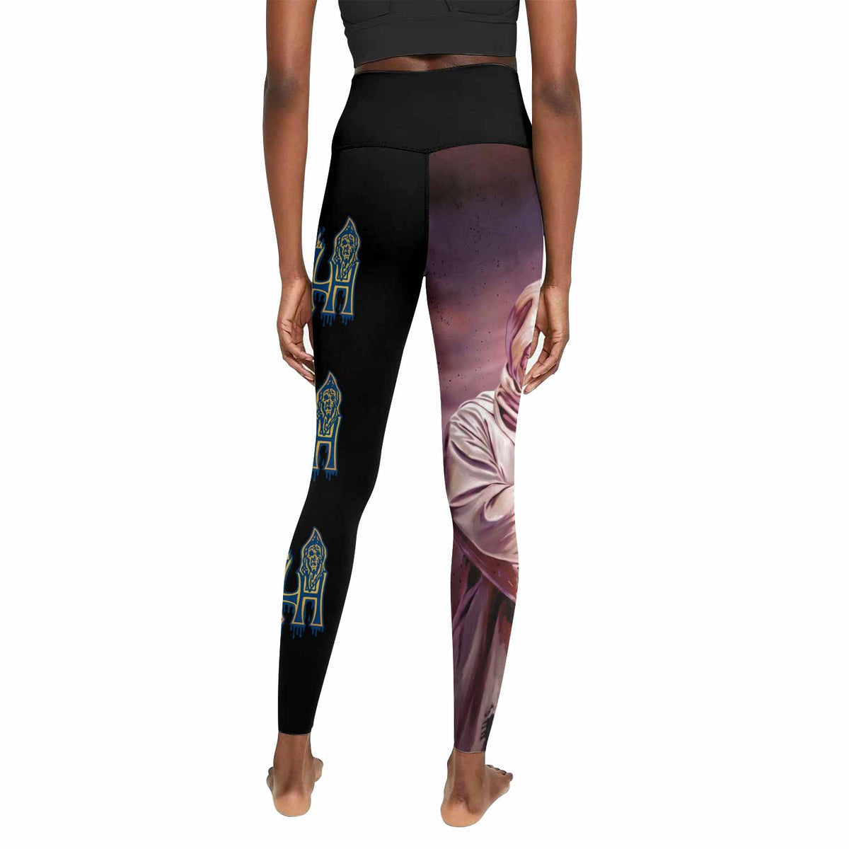 Death Leprosy Women's Leggings - back view mockup