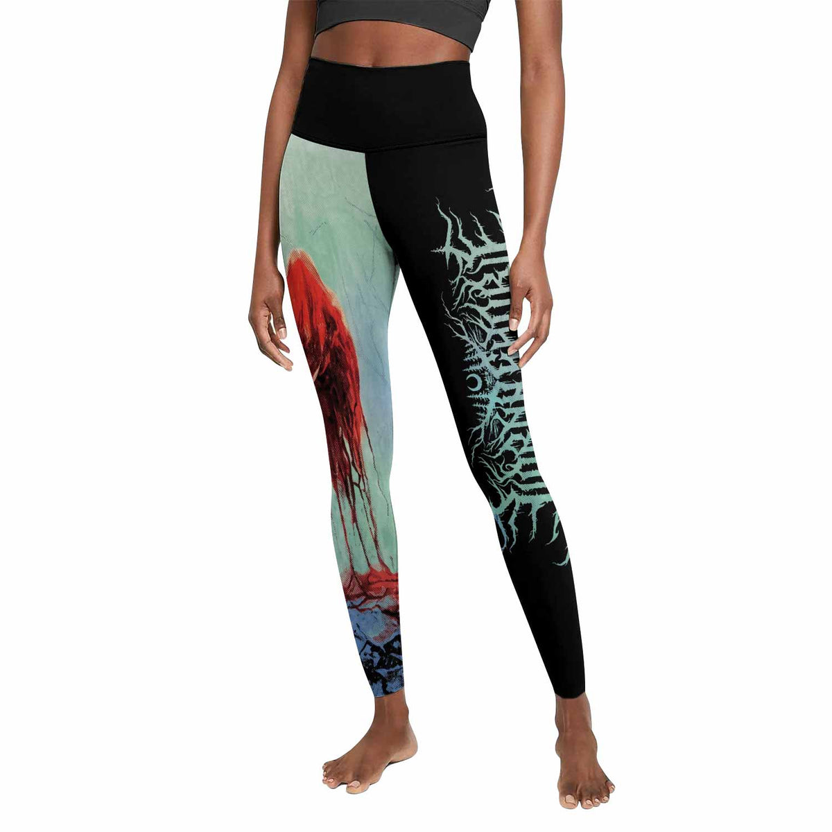 Lorna Shore And I Return To Nothingness Women's Leggings - front view mockup