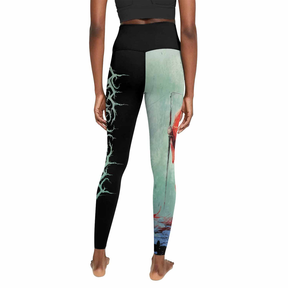 Lorna Shore And I Return To Nothingness Women's Leggings - back view mockup