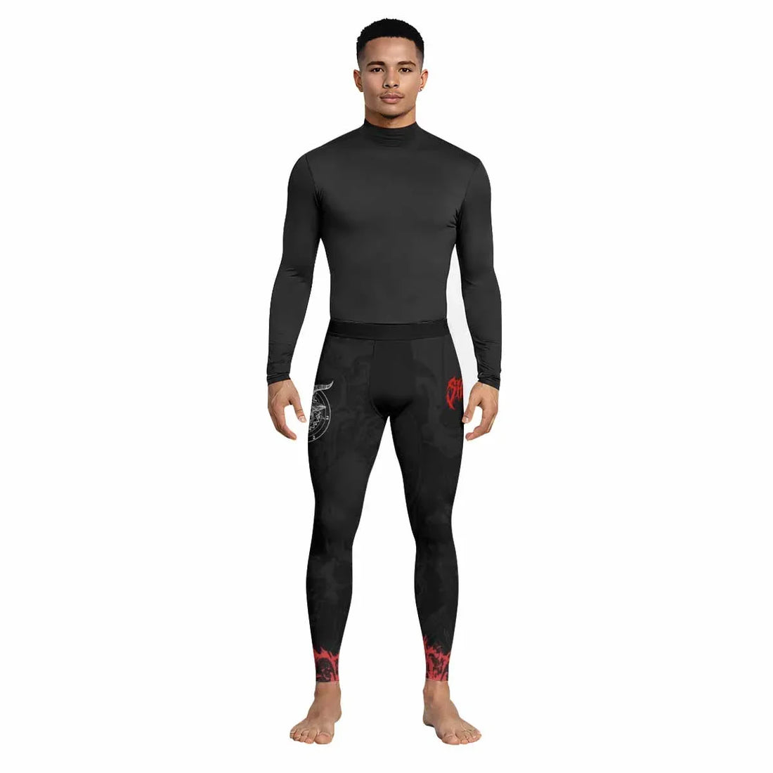 Baphomet Seal Men's Leggings - lifestyle view