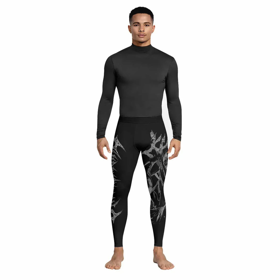 Against All Gods Men's Leggings - lifestyle view