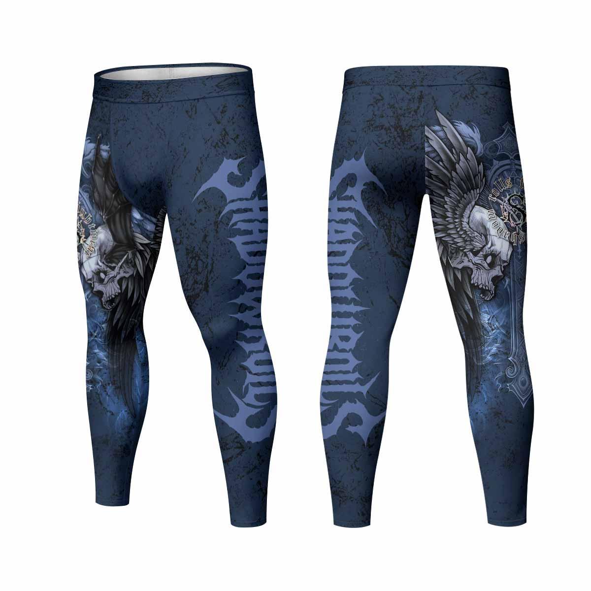 Duality of Souls Men's Leggings - front and back view
