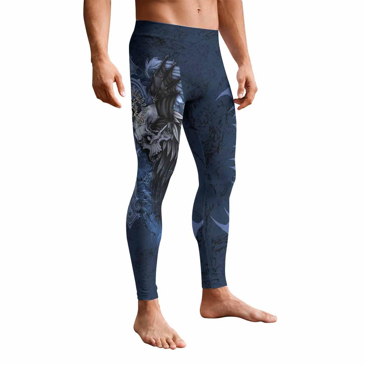 Duality of Souls Men's Leggings - front view mockup